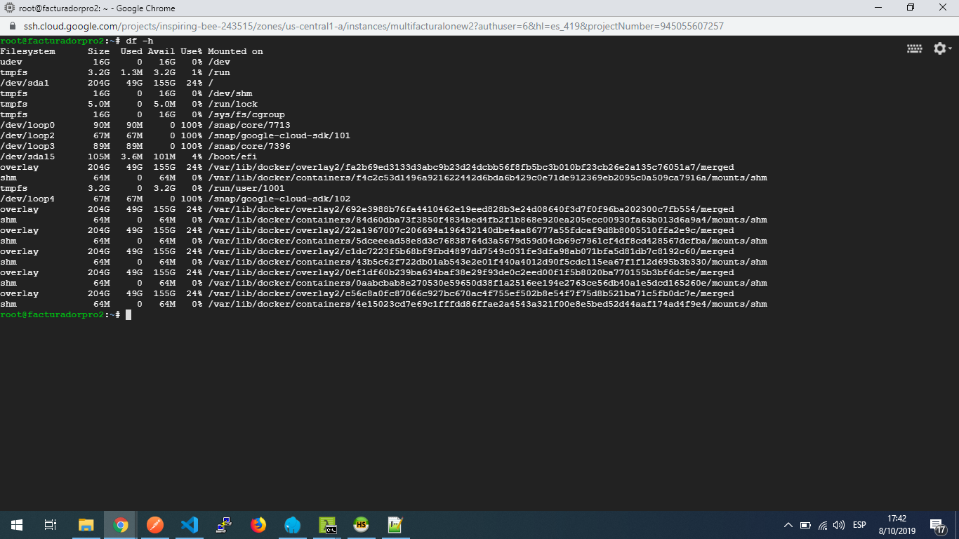 IP nueva VM